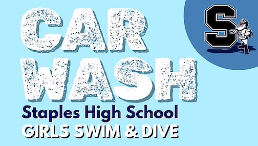 Car wash set by Staples girls swim, dive team