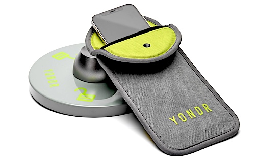 “Yondr” pouches are used by a growing number of school districts to lock away students’ cellphones during classroom hours.