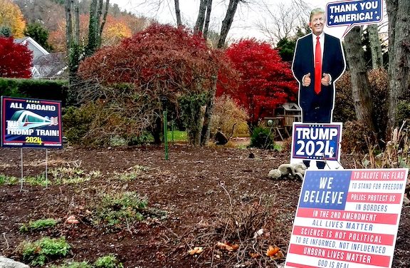 Westporters defend Trump shrine: ‘Democrats are the haters’