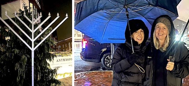 Town’s Hanukkah menorah heralds ‘Festival of Lights’