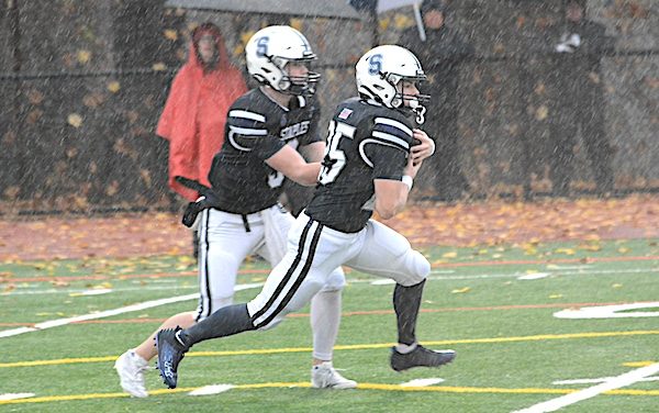 Staples mangles Manchester in state football playoff opener