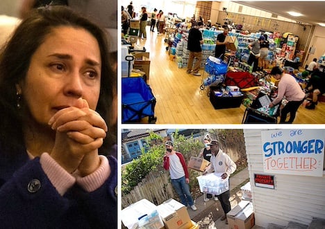 View from L.A. II: Fleeing from flames, tears from kindness