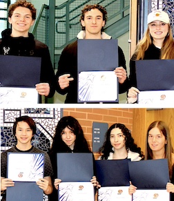 Seven ‘Students of the Month’ cited at Staples