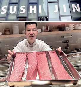 Sushi Jin blends classic Japanese cuisine with local ingredients