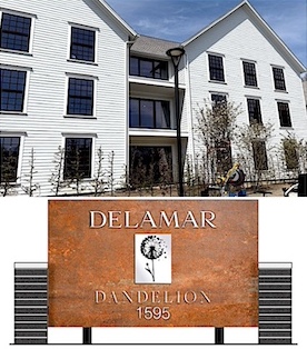 Sign points to opening of Delamar Westport in June