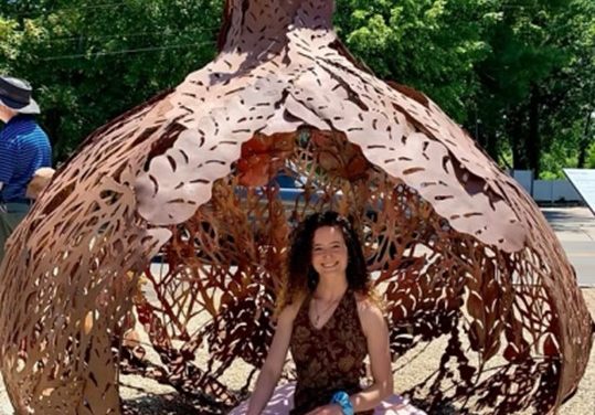 Grace K. Salmon Park welcomes new sculpture celebrating the tulip