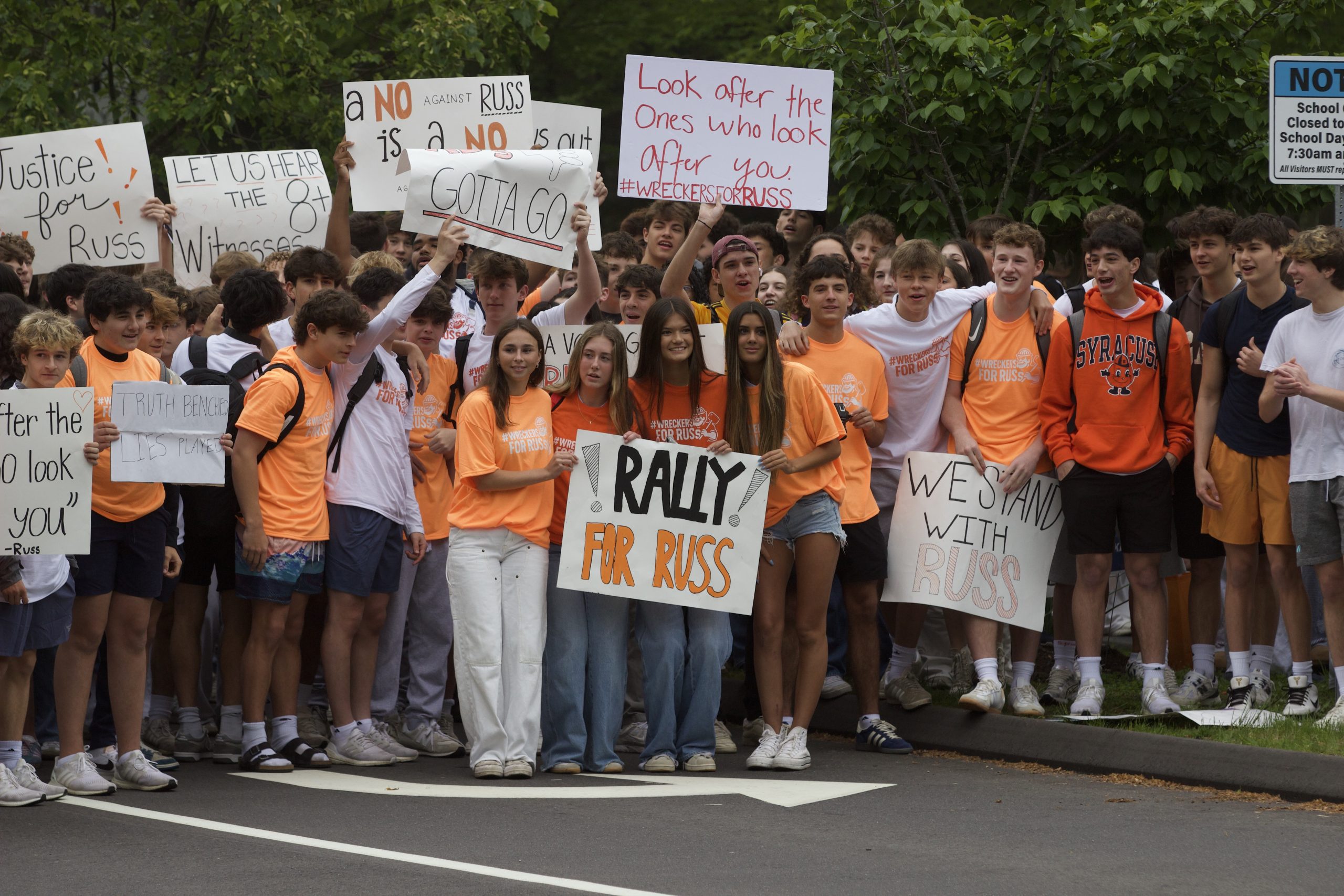 Staples High students stage walkout in protest of soccer coach's firing ...