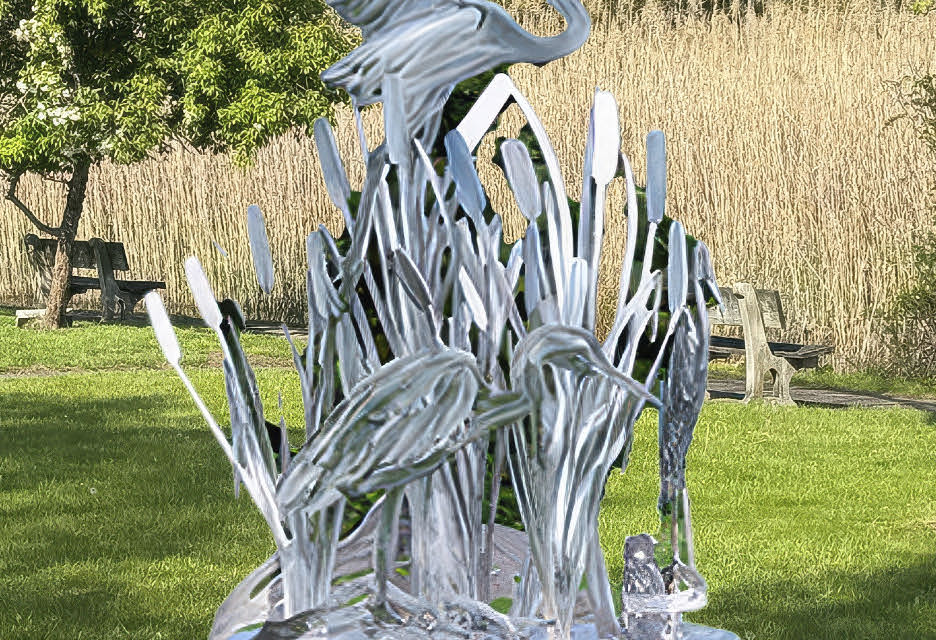WAAC celebrates Egrets sculpture by Babette Bloch