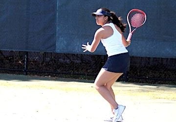 Azita Vazhayil competing for the Wreckers, who have won seven of their first eight matches. 