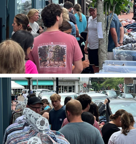 Men shopping downtown - Contributed photo