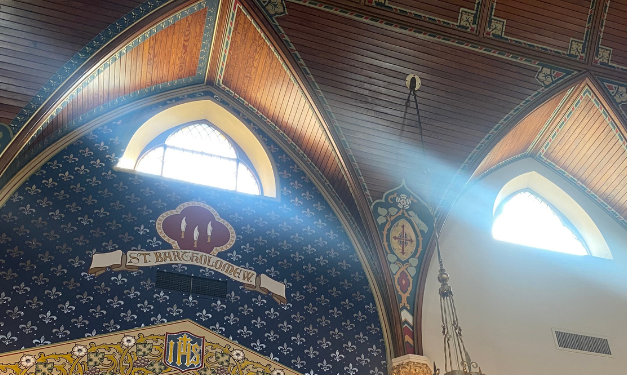 Church of the Assumption restoration reveals century-old paintings