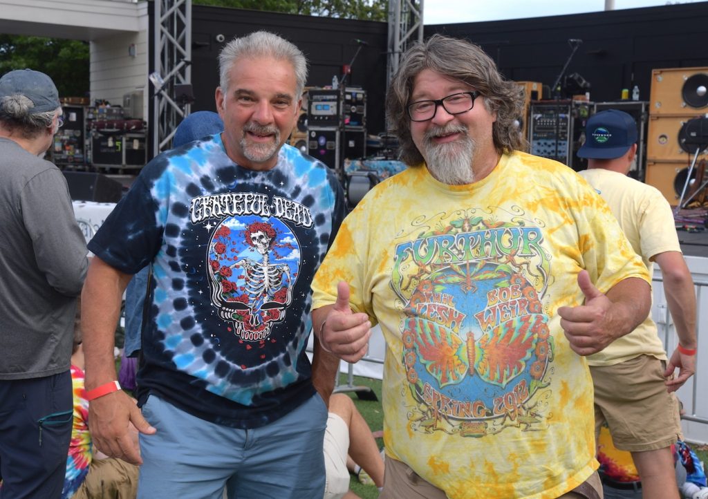 James Derbabian on left from Oxford. Jim Gazlay from Southbury on right --Photo JC Martin