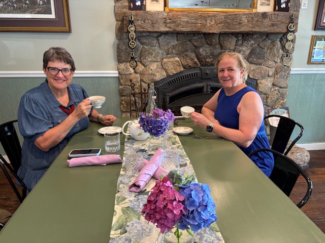 Jennifer Jackson, left, and Joanne Heller