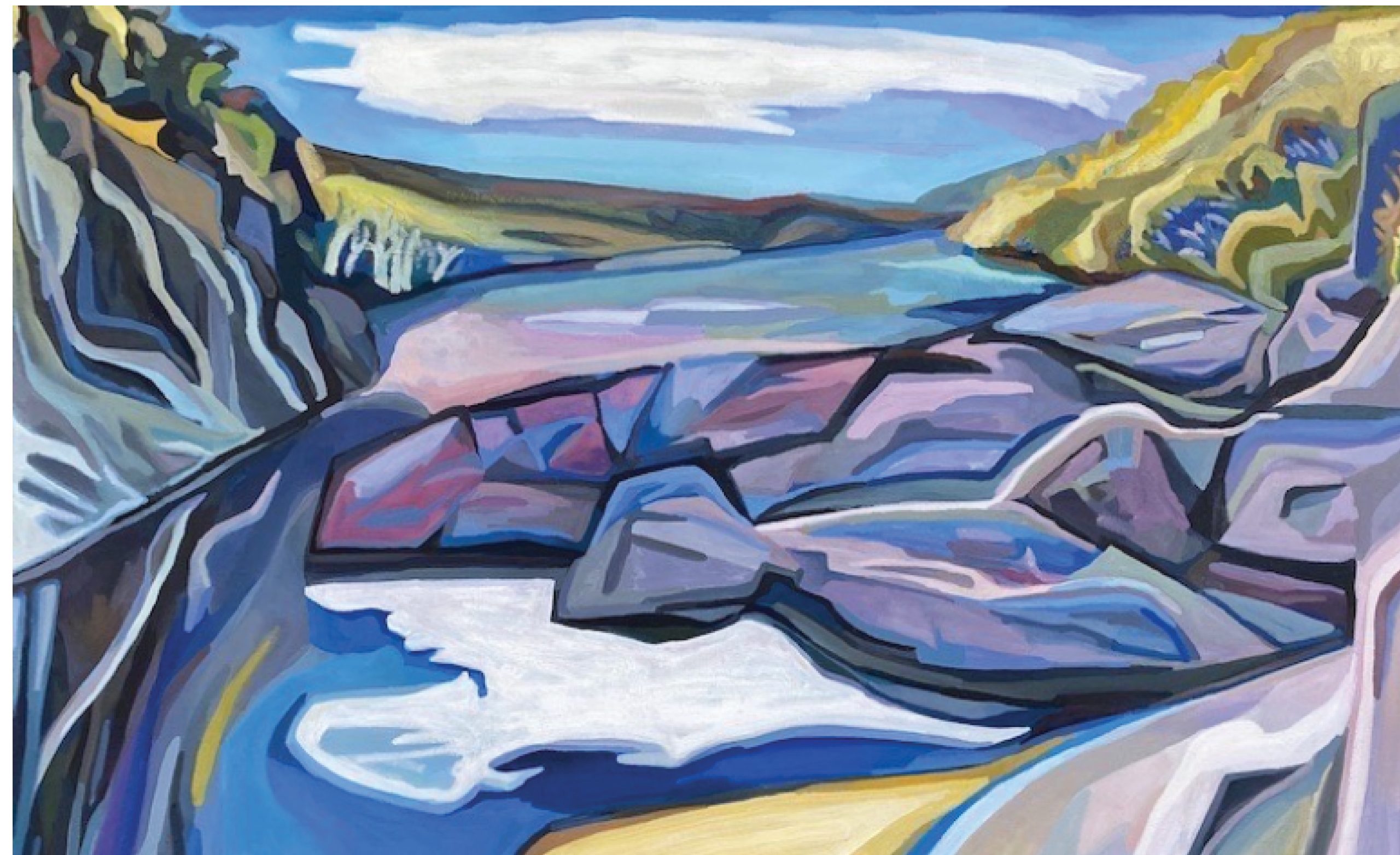 Along the Billy Goat Trail by Steve Moen