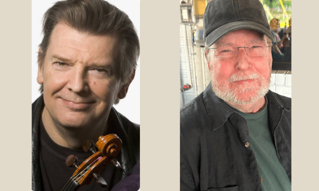 Kevin Burke and John Brennan in Westport at First Folk Sunday