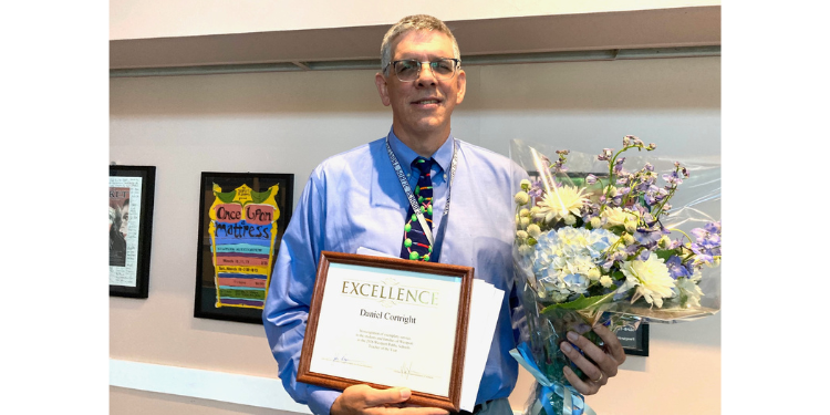 Daniel Cortright named Westport’s 2026 Teacher of the Year