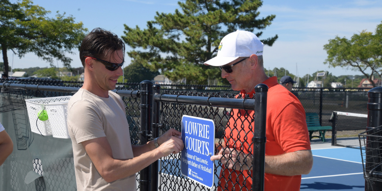 RTM member Andrew Colabella and Parks & Rec Commission Chair David Floyd