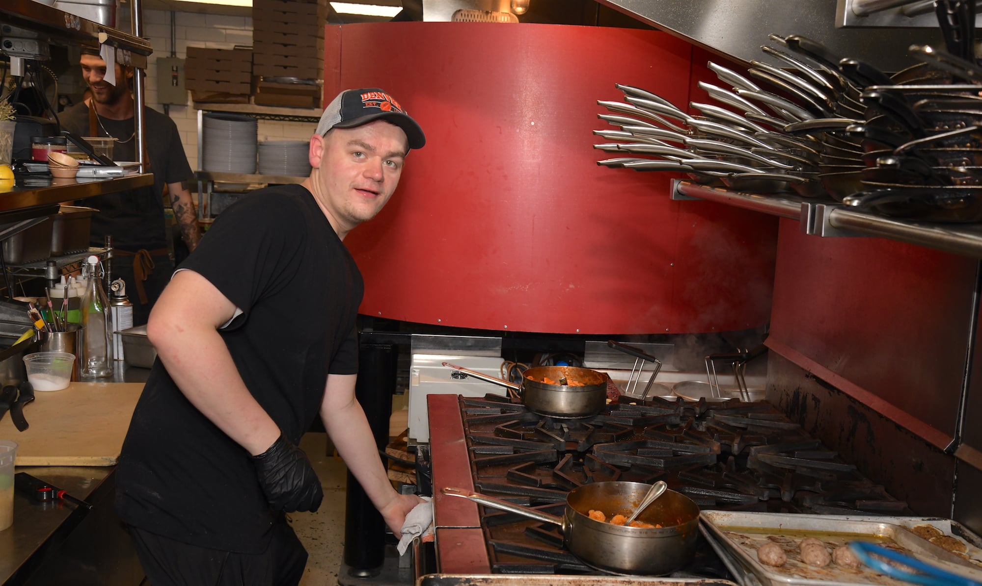 Sous chef Aidan Easton