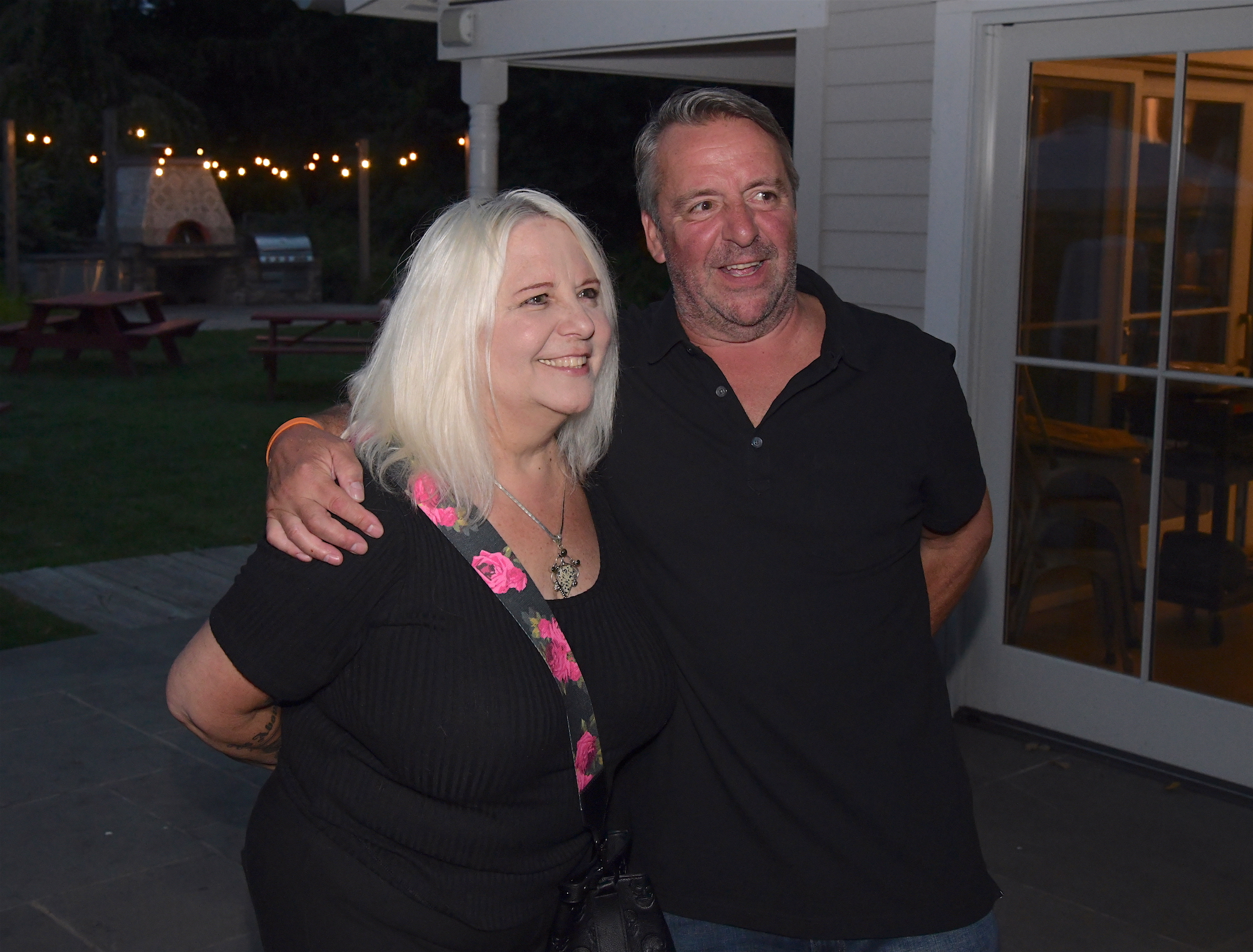 Melinda Carruthers and Bill Constantino, grandchildren of the Wakeman family matriarch granddaughter Bill Constantino, her brother and grandson he is WTF president