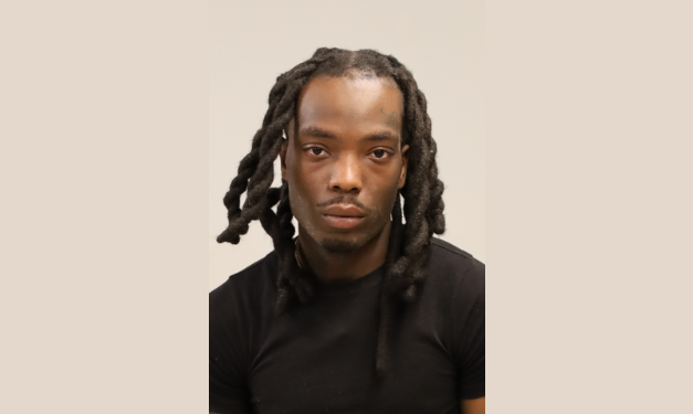 Wanted man flagged by tinted windows, stolen plate, police say