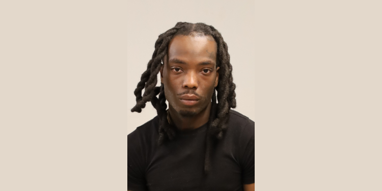 Wanted man flagged by tinted windows, stolen plate, police say