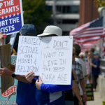 Ruth Steinkraus Cohen Bridge hosts Labor Day protest
