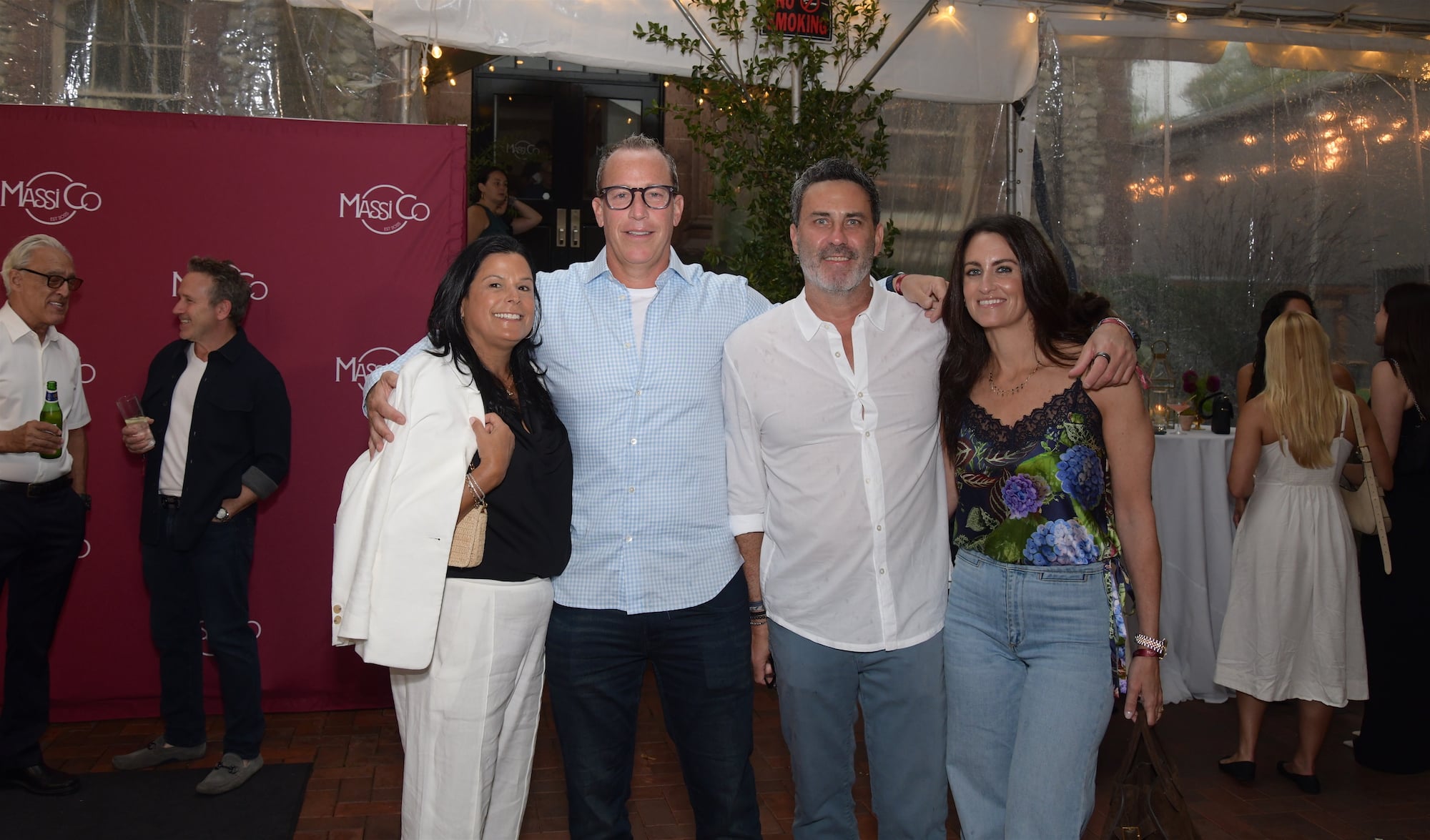 Sheryl and Andy Udell, Rory Nichols and Haley Kraut, Westport