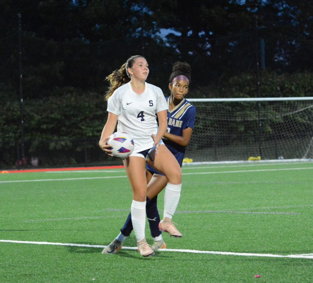 Staples girls soccer defender Emily Shiel
