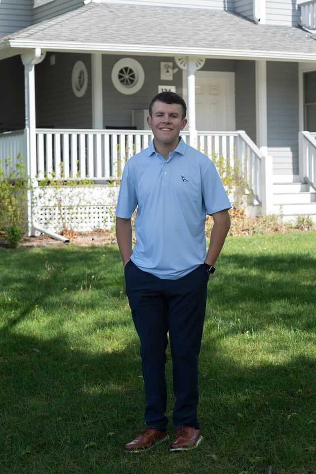 Dylan Curran outside his Abilis apartment on Riverside Avenue - Photo Abilis