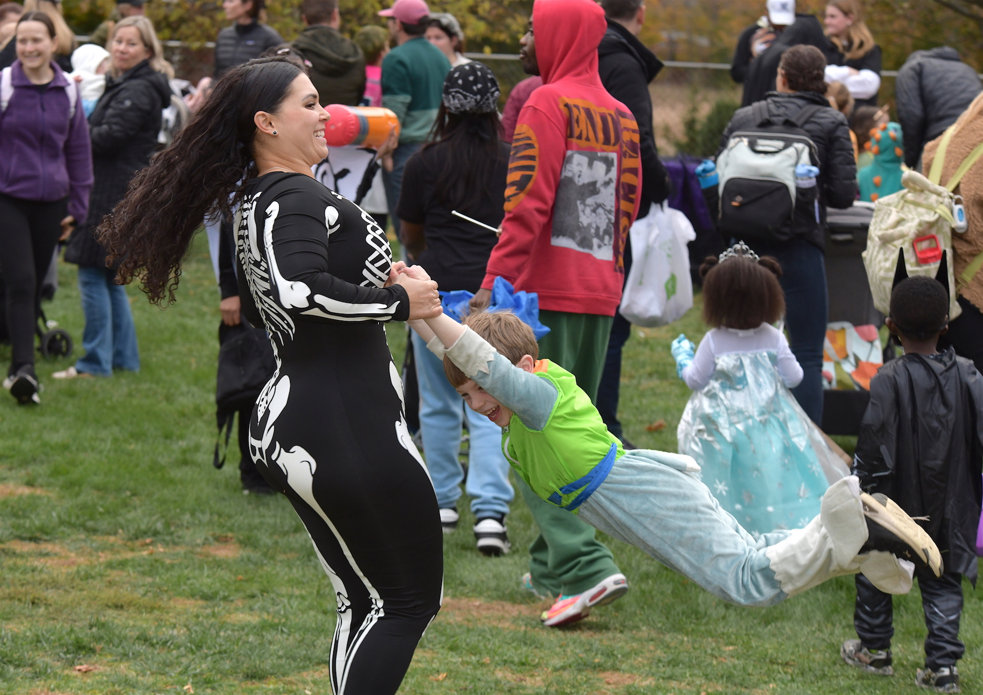 Joselyn, Babysiter, and her charge Avery Whitacre, Westport