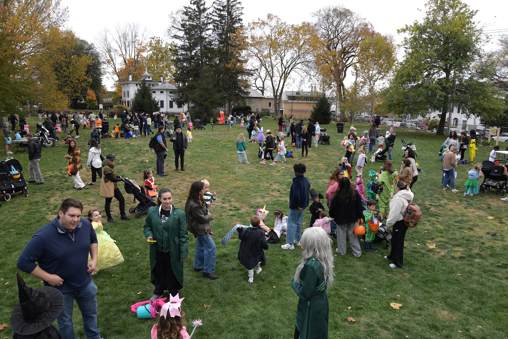 The scene at Veterans Green