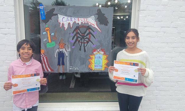 Hallowe’en paint winners