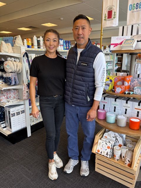 Kenneth and Susan Lee, co-owners, Westport Pharmacy - Photo Gretchen Webster