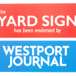 Reminder from Westport Police Dept. on “temporary signage”