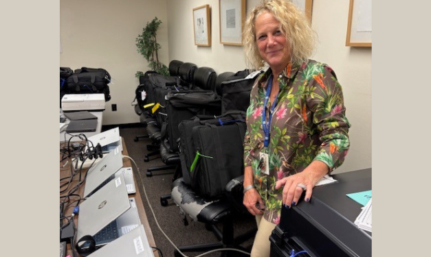 Tuesday’s equipment designed to interact with voters