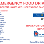 Emergency food drive Saturday