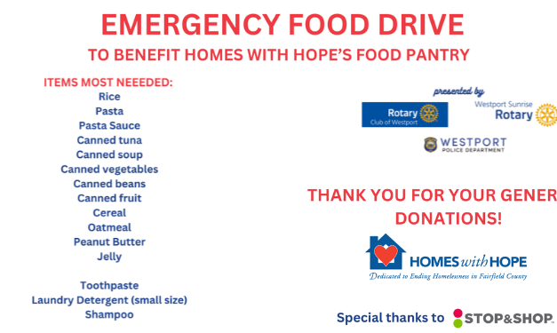 Emergency food drive Saturday