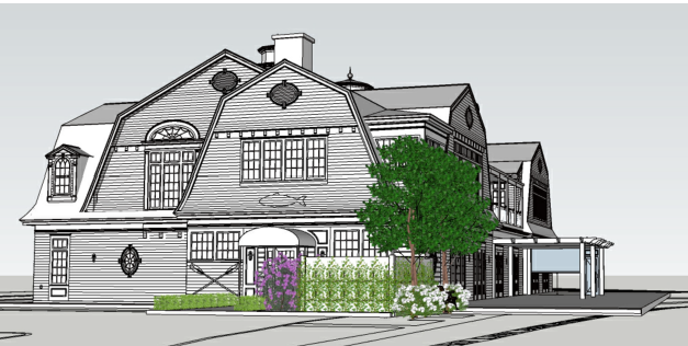 Boathouse addition and Greek Revival approved