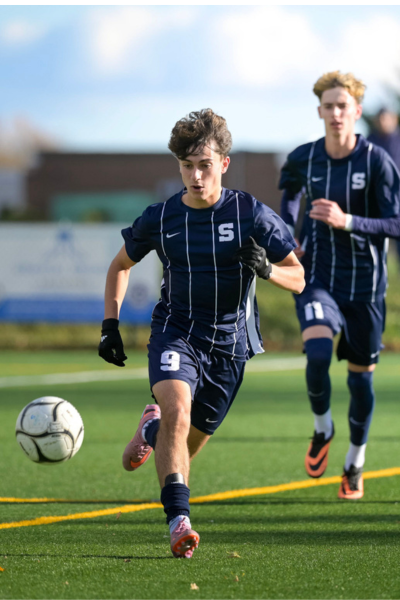Adrian Rodriguez’s two goals paced Staples to a 2-0 victory over Ridgefield - Photo Ryan Allen