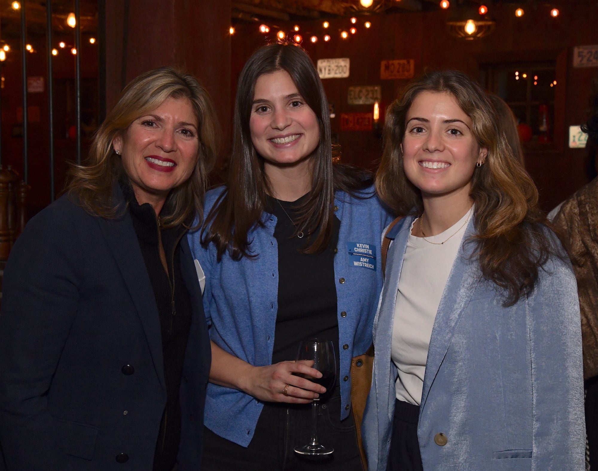 Amy Wistreich with her daughters Rebecca and Stephanie Wistreich