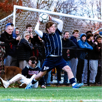 Emmett Zahler’s long throw set up Adrian Rodriguez’s first goal - Photo John Walker