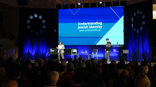 Hundreds gather at Westport Library for community conversation on antisemitism and Jewish identity