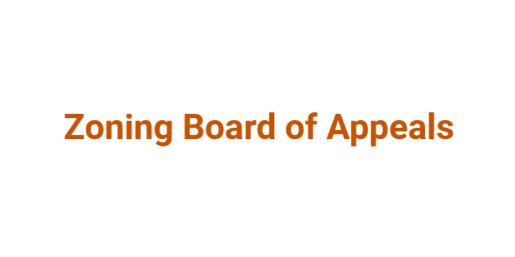 Zoning Board of Appeals – opening for a Democratic alternate