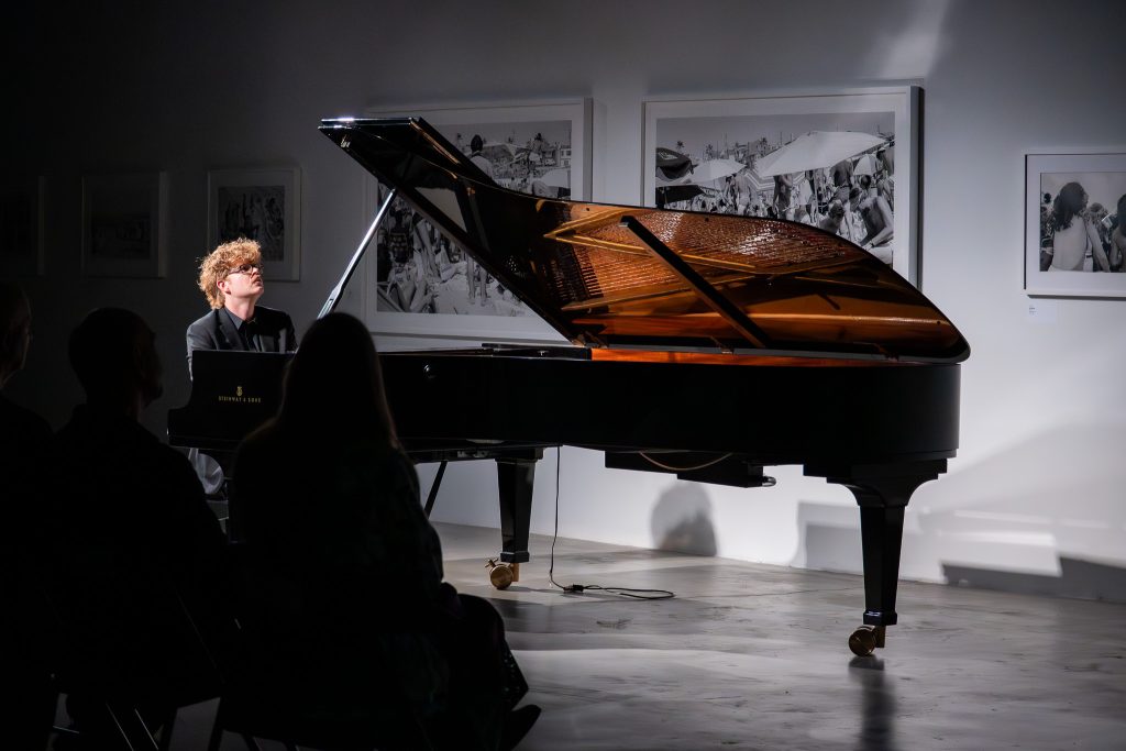 Carter Johnson, the 2024 winner of the Heida Hermanns International Music Competition. Photo by MoCA\CT