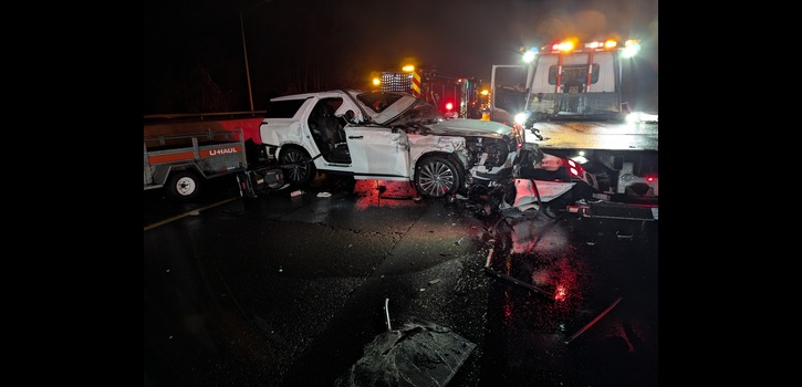 Serious injuries avoided in Westport tow truck collision