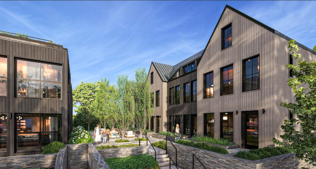 The townhouses at 455 Post Road East - Contributed photo