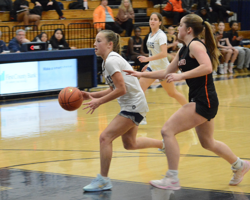 Addie Talbott vs. Stamford, Jan. 15, 2025 - Photo Andy Hutchison