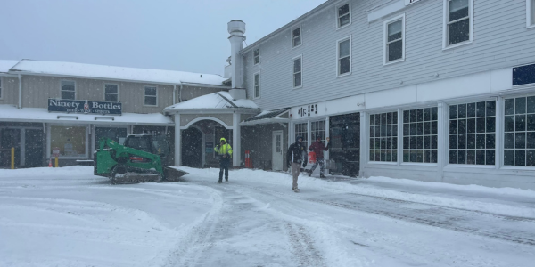 Clearing Saugatuck Square, Jan. 25, 2026 - Photo Pamela Einarsen