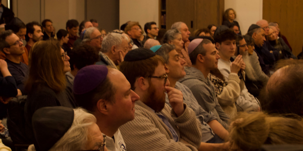More than 100 people gathered at the Chabad to hear Natan Sharansky on Feb. 2, 2026 - Photo Antonio Gagliardi