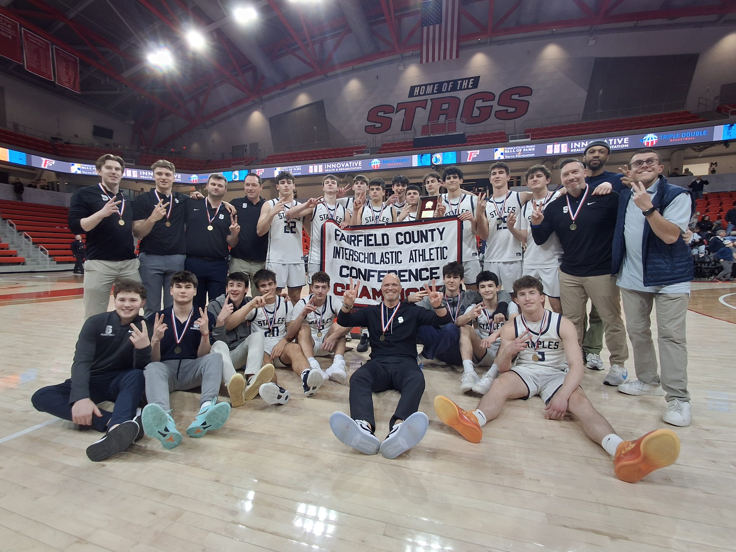 Back to back champs: Staples Wreckers rule the FCIAC for two years running